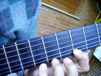 La legatura nella chitarra